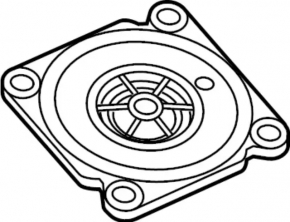 Left dashboard speaker Nissan Rogue 21-23