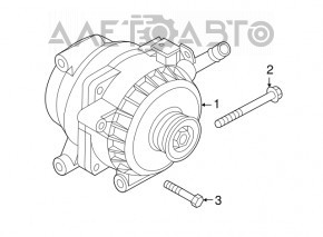 Generator Kia Optima 11-15 2.4