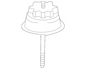 Spare tire carrier for Toyota Solara 2.4 04-08
