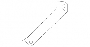 Front bumper bracket left Mitsubishi Eclipse Cross 18-