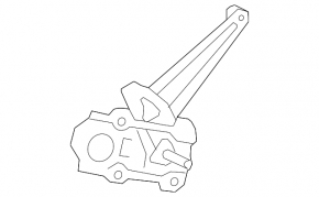 Rear left window lift mechanism Lexus ES300h ES350 13-18