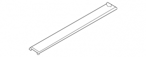 Nissan Ariya 23-25 front right door sill trim, black