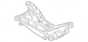 Traverse automatic transmission Audi Q5 80A 20-24 MHEV, PHEV