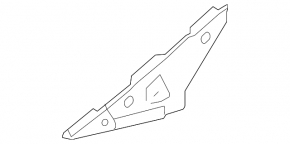 Headlight mount left Lexus ES250 ES300h ES350 19- large