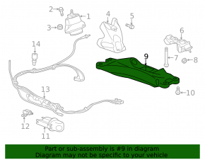 Chevrolet Camaro 16-23 2.0T Automatic Transmission Bracket