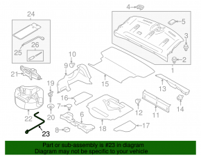 Subaru Forester 25-26 jack handle