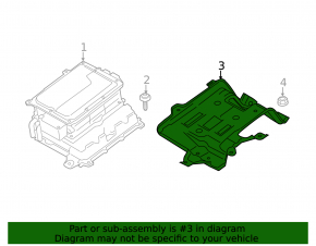Ford C-max MK2 13-18 inverter bracket