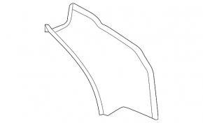 Land Rover Range Rover Velar 18-23 right rear outer fender light trim