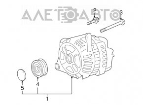 Generator Mazda CX-9 16-23