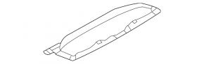 Rear bumper lip cap for towbar on Jaguar F-Pace 21-23