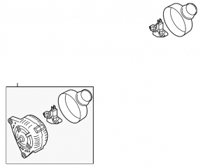 Alternator Audi A6 C7 16-18 3.0T 180 Amp, Valeo