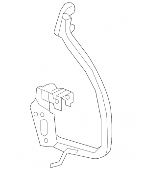 Trunk lid hinge right VW Jetta 19-