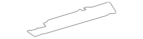 Left underbody protection for Mercedes S-class W221