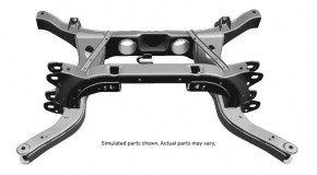 Rear subframe Chevrolet Equinox 10-17 AWD, rusty, 2 S/B torn on the gearbox