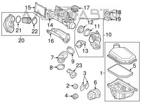 Throttle body Volvo XC40 19-25