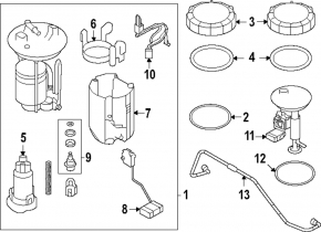 Subaru Forester 25-26 Fuel Level Sensor