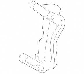 Front left caliper bracket for Lexus ES300h ES350 13-18