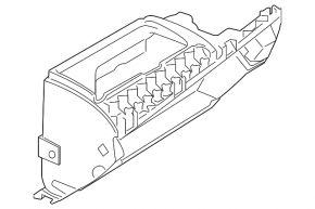Glove box assembly for BMW X5 F15 14-18, brown