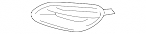 Left fog light cover for Toyota Sienna 2010-2011