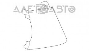 Front panel trim left lower Toyota Avalon 13-18 under the tree, worn