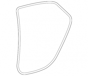 Rear right door seal for Lexus ES250 ES300h ES350 19-26