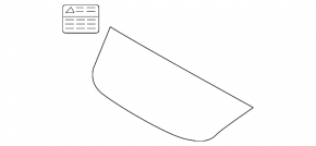 Front Charging Port Cover Nose Nissan Leaf 18-