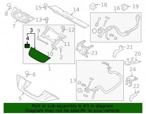 Front Charging Port Cover Nose Nissan Leaf 18-