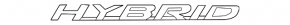 Hybrid Door Emblem Rear Left Lexus ES250 ES300h ES350 19-