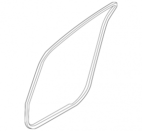 Nissan Leaf 18-24 front right door seal, one-piece