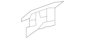 Door trim side rear right Nissan Altima 19-24 rear