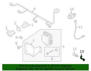 Bracket ambient air temperature sensor Audi A5 F5 17-