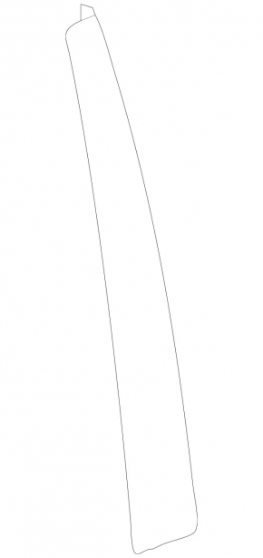 Mercedes W211 front right side door trim