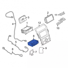 USB SOCKET CONNECTOR Ford Fusion mk5 13-20 OEM