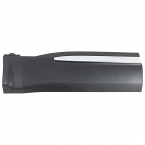 Door trim lower rear right Ford Explorer 20-24 with matte chrome molding, Platinum