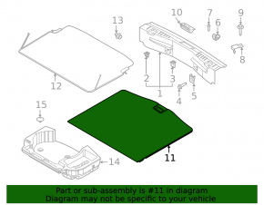 Boot Floor Ford Mustang Mach-E 21-23 Black