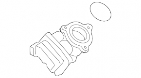 Throttle body VW Passat b7 12-15 USA 2.0 TDI OEM