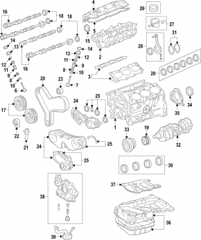 Exhaust valve 3MZ-FE Lexus ES330