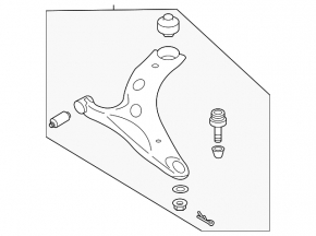 Lower control arm front right Subaru Outback 20-