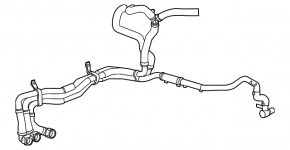 Chevrolet Volt 11-15 Battery Cooling System Intake Tubes