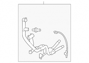 Kia Sorento 21-25 HEV, PHEV cooling system pipes with sensor