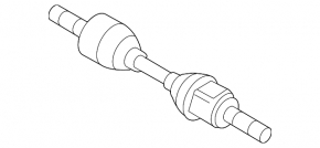 Front left half-shaft drive Volvo XC60 15-17