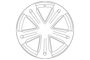 Wheel disk R19 x 7.5J ET35 5*114.3 Toyota Highlander 08-13