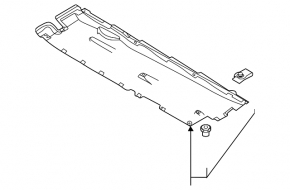 Right underbody protection Audi A6 C8 19-