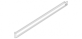 Glass seal inner door front right BMW X5 G05 19-23