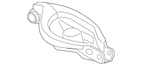 Lower control arm under spring rear left Acura MDX 07-13