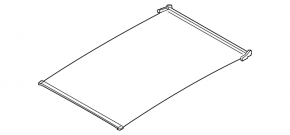 Panoramic blind BMW X1 F48 16-22 beige OYSTER