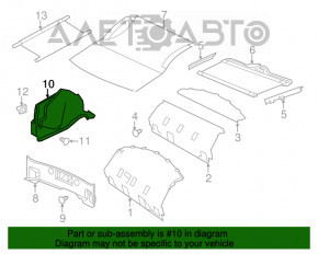 Right arch trim Chrysler 300 11-22
