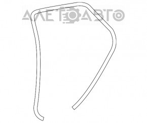 Rear left door seal for Lexus RX350 RX450h 10-15
