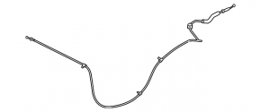 Nissan Leaf 18- Hood Release Cable