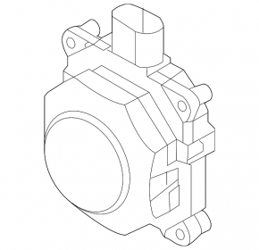 Right cruise radar for Audi Q5 80A 21-24 with bracket